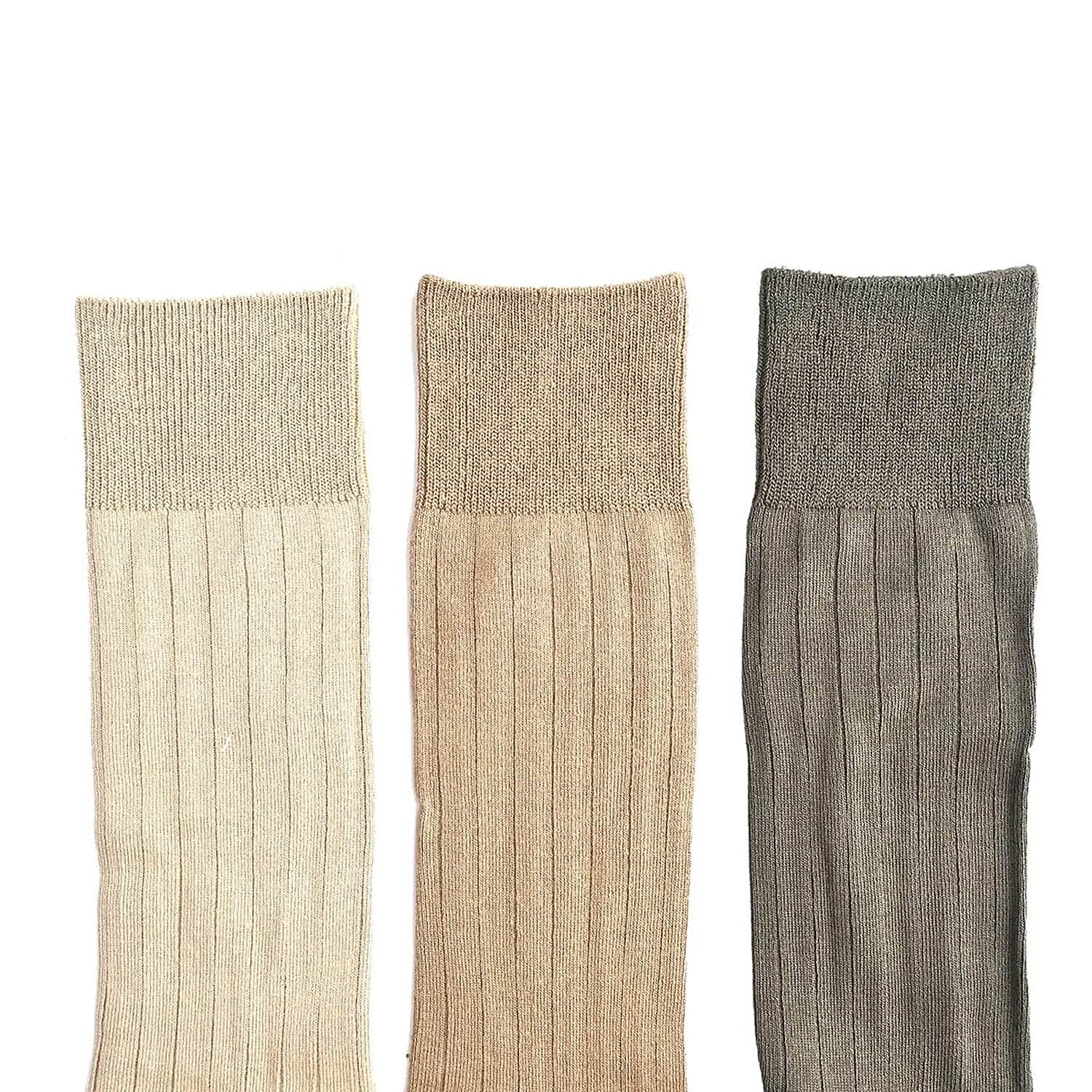 LUXURY GIFT IDEA- The Savile Row Company Set of 3 Bamboo Blend Socks (Size 7-12)