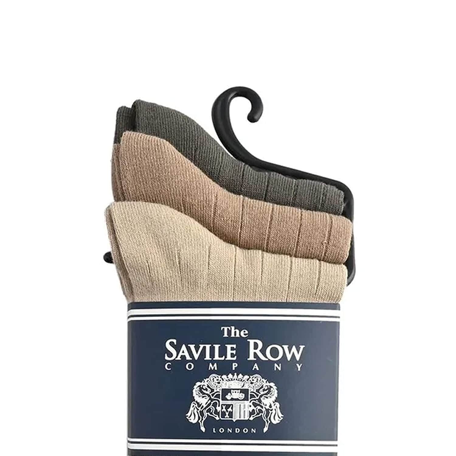 LUXURY GIFT IDEA- The Savile Row Company Set of 3 Bamboo Blend Socks (Size 7-12)
