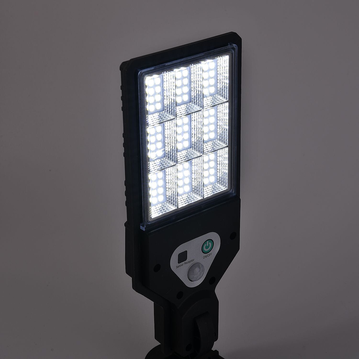 Solar Powered Motion Sensor Lamp with 3 Modes & SOS Flash with Remote