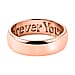 I Love You Engraved Band Ring in Sterling Silver