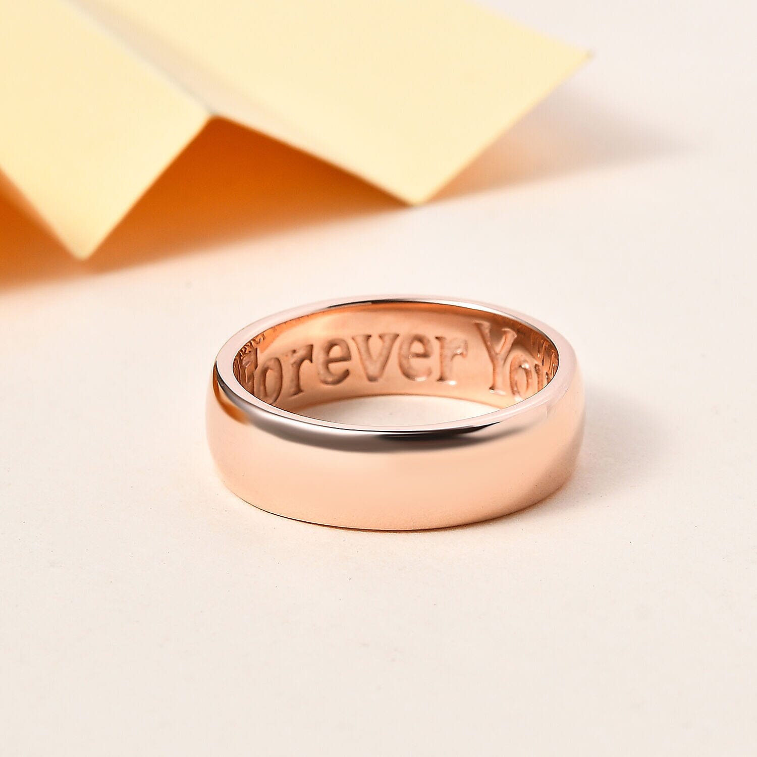I Love You Engraved Band Ring in Sterling Silver