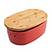DOLCEMARE Red Pepper Bread Box and Chopping Board (Size 39x24x14 cm) - Red