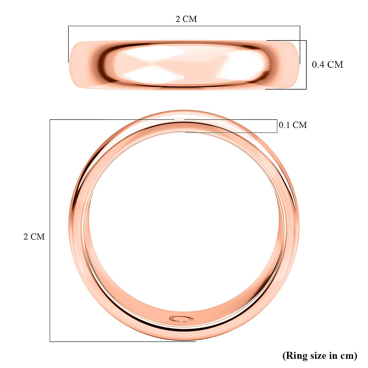 I Love You Engraved Band Ring in Sterling Silver