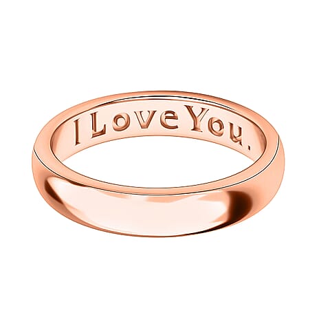18K Vermeil Rose Gold Plated Sterling Silver Ring
