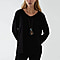 Misumi Viscose Cardigan and Sweater/Jumper (Size 1x1 cm) - Black