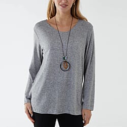 Misumi Viscose Cardigan and Sweater/Jumper (Size 1x1 cm) - Black