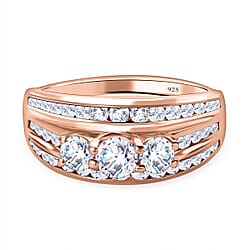 1.47 Ct Moissanite Ring in Sterling Silver