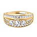 1.47 Ct Moissanite Ring in Sterling Silver