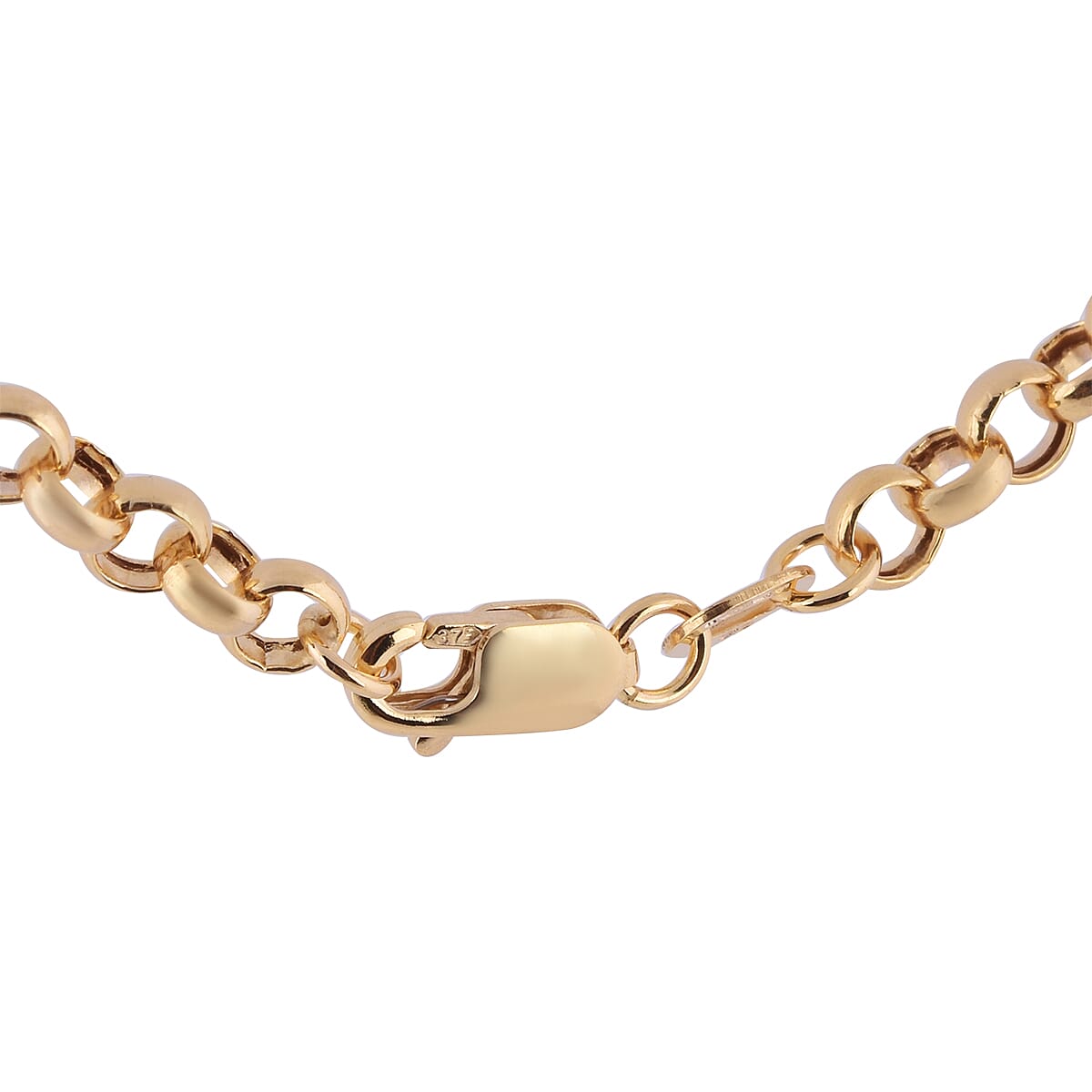 Hatton Garden Close Out Deal- 9K Yellow Gold Belcher Necklace (Size - 18), Gold Wt 3.60 Gms