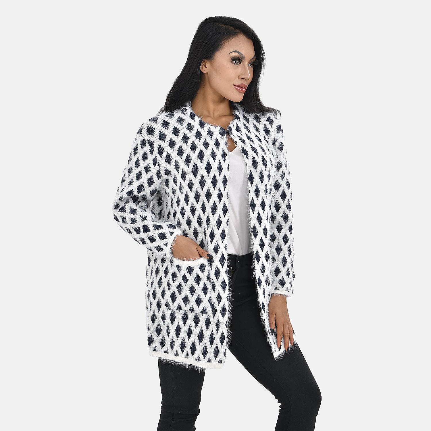 TAMSY Long Sleeves Cardigan With Pockets