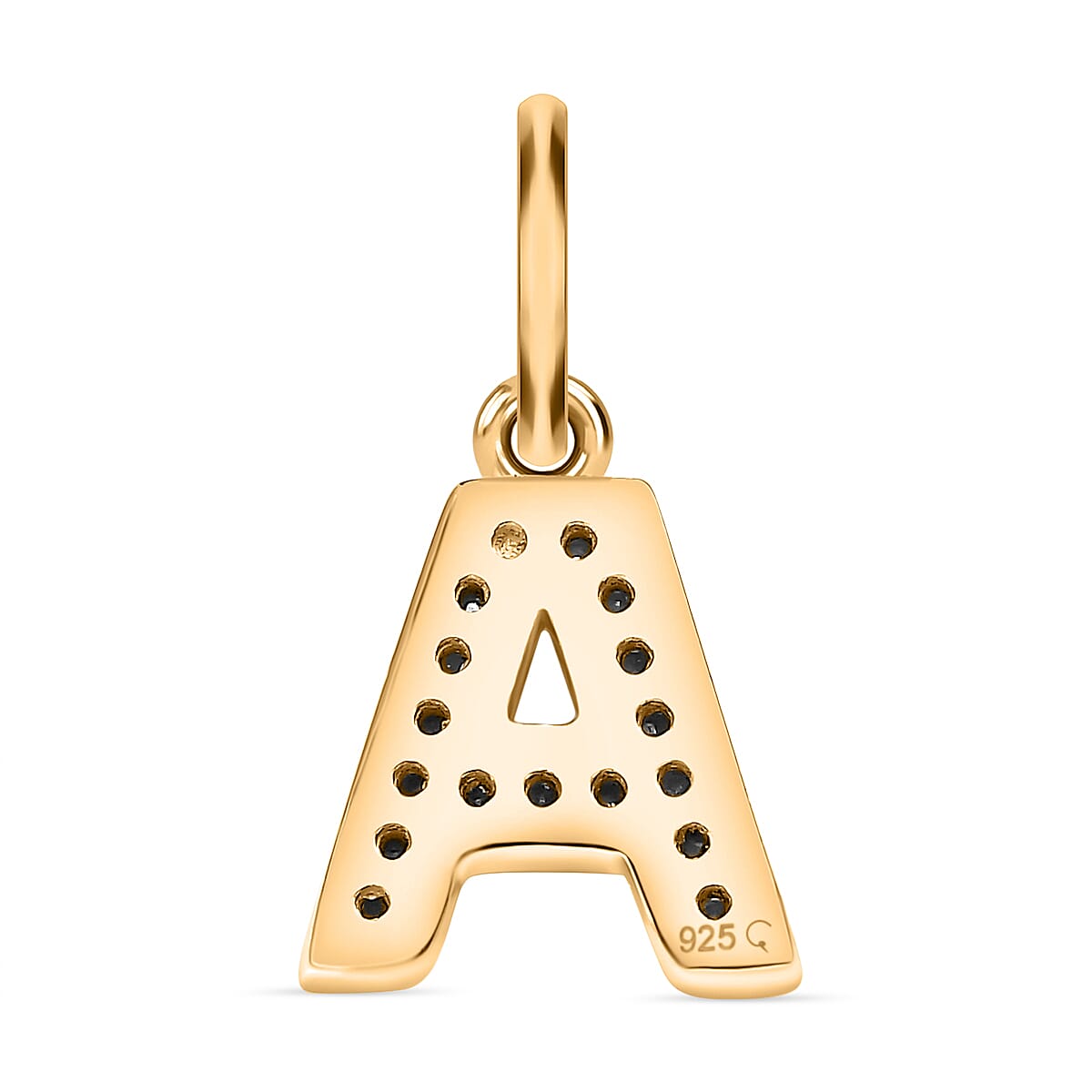 Diamond Initial B Pendant in 18K Vermeil Yellow Gold Plated Sterling Silver 0.17 Ct Diamond Initial B Pendant in 18K Vermeil Yellow Gold Plated Sterling Silver 0.17 Ct