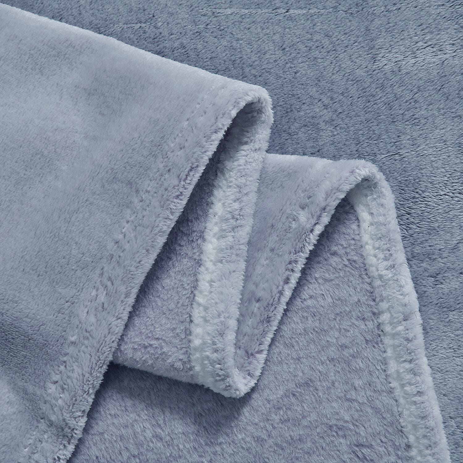 TJC Essentials Polyester Printed Blanket (Size 150x1 cm) - Blue