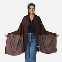 La Marey Cashmere Wool Solid Scarf