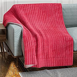 Faux Rabbit Fur Double Layer Blanket