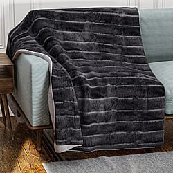 Faux Rabbit Fur Double Layer Blanket