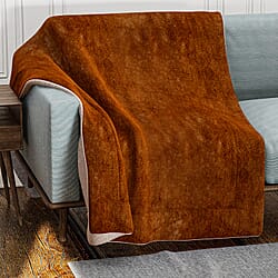 Faux Rabbit Fur Double Layer Blanket