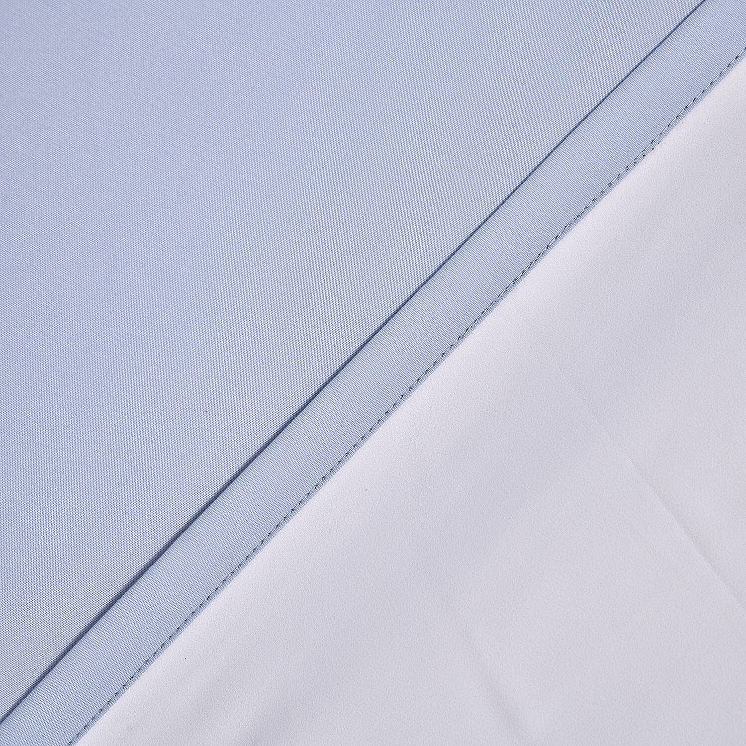 Homesmart Curtain and Blind (Size 132x240 cm) - Blue