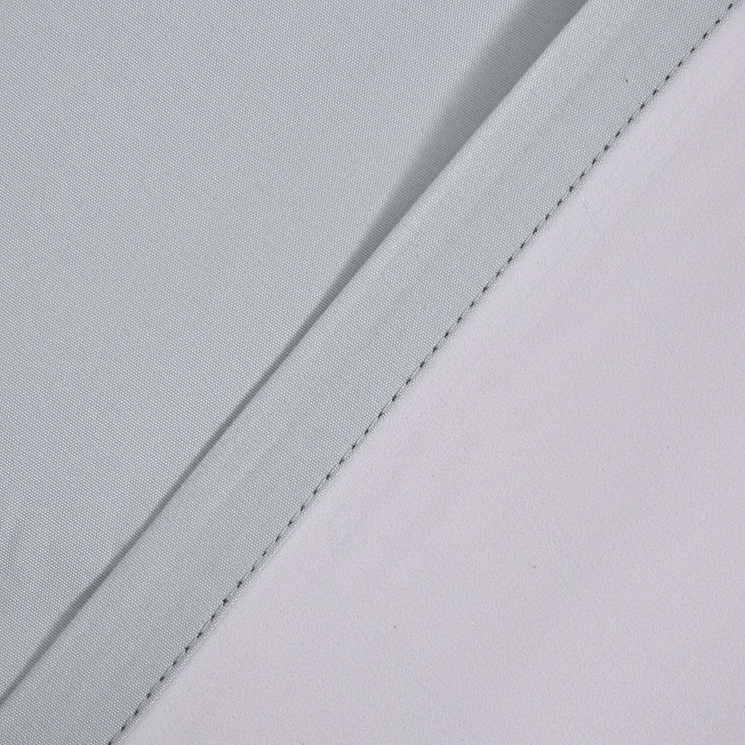 Set of 2 - Homesmart UV Protected Heat Repelling Blackout Curtains with Metal Eyelets (Size 240x132 Cm - 94.4 x 51.9 inches) - Mint