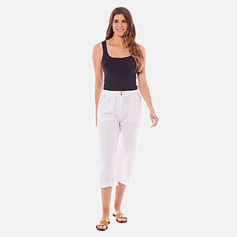 https://tjcuk.sirv.com/Products/74/8/7488376/Charlotte-West-Ladies-Linen-3-4-Trousers-with-Button-Fashing-Size-14-W_7488376_2.jpg?w=342&h=342