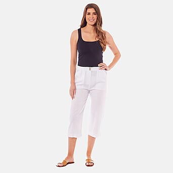 https://tjcuk.sirv.com/Products/74/8/7488376/Charlotte-West-Ladies-Linen-3-4-Trousers-with-Button-Fashing-Size-14-W_7488376_3.jpg?w=342&h=342