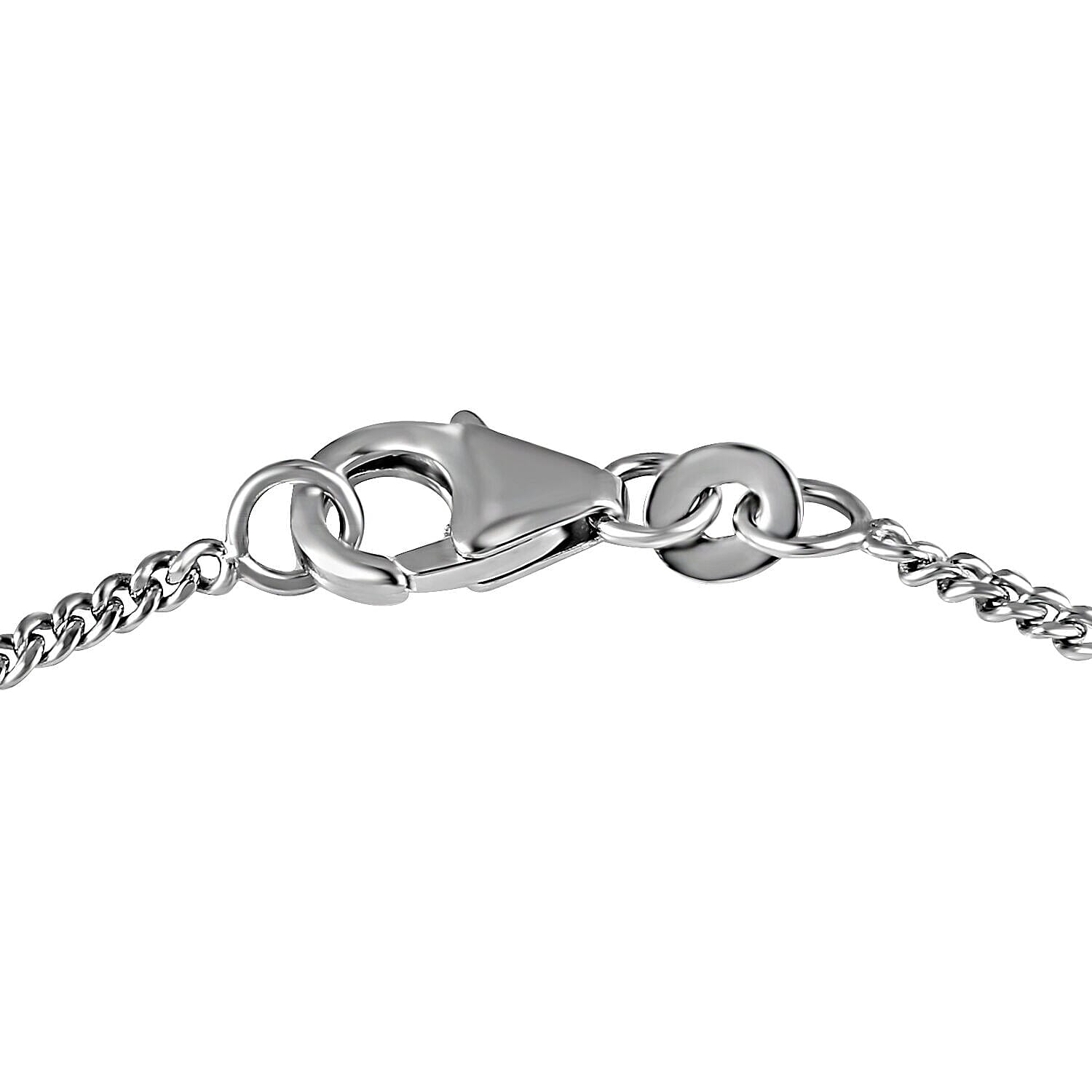 Designer Inspired - Multi-Tourmaline Cluster Necklace (Size - 20) in Platinum Overlay Sterling Silver 17.71 Ct, Silver Wt. 18.71 Gms