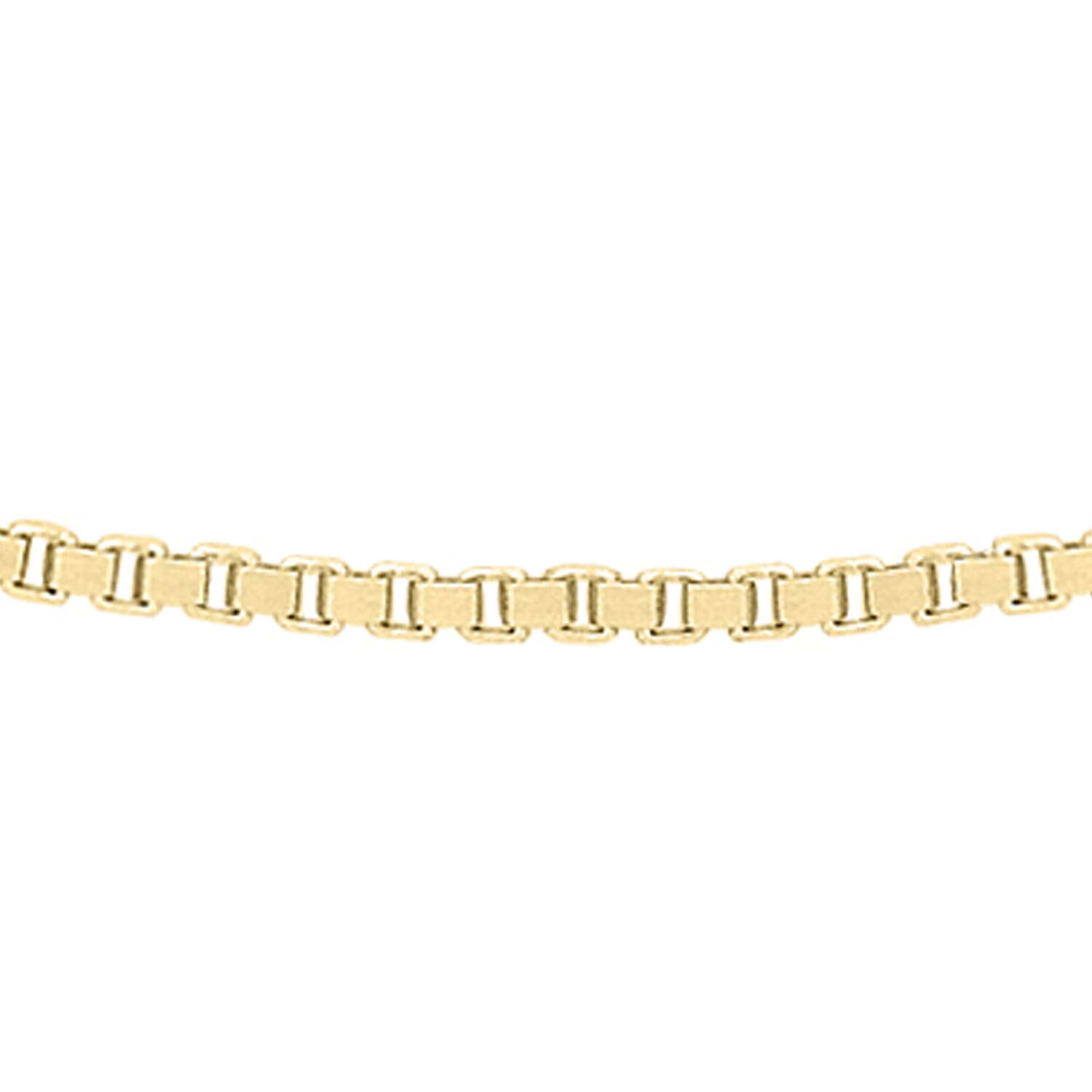 9K Yellow Gold  Chain (Size - 18),  Gold Wt. 0.87 Gms