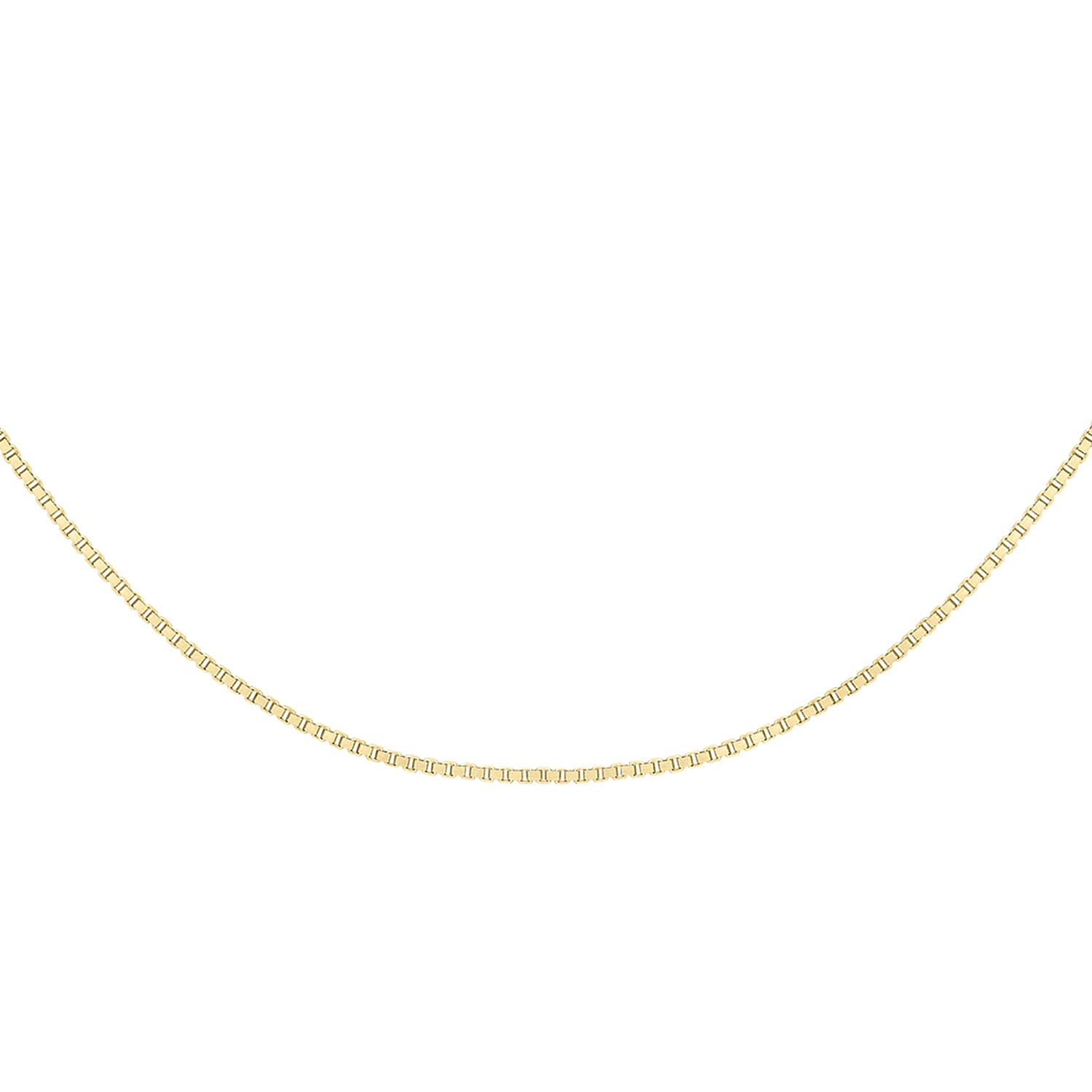 9K Yellow Gold  Chain (Size - 18),  Gold Wt. 0.87 Gms
