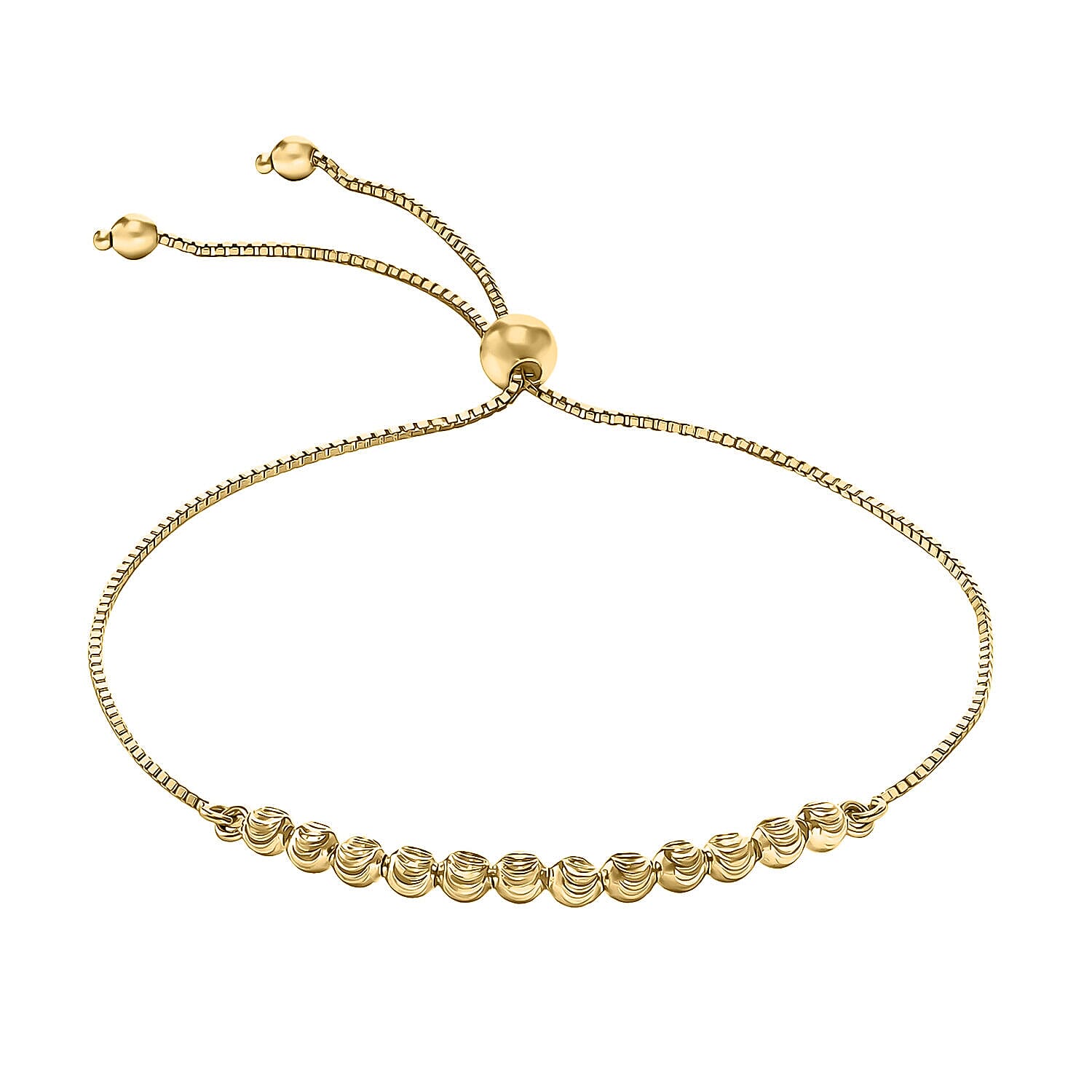 9K Yellow Gold  Bracelet (Size - 9),  Gold Wt. 1.8 Gms