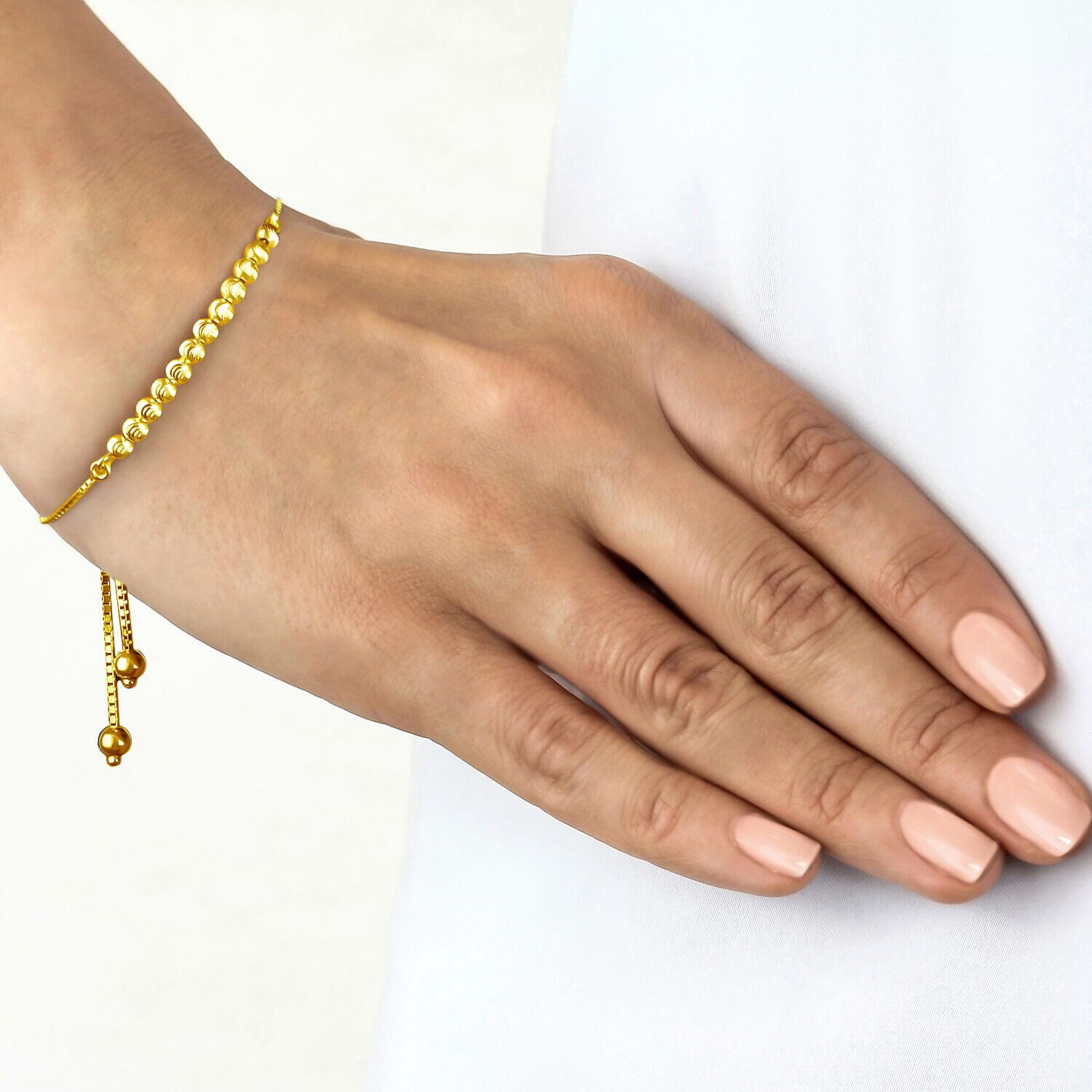 9K Yellow Gold  Bracelet (Size - 9),  Gold Wt. 1.8 Gms