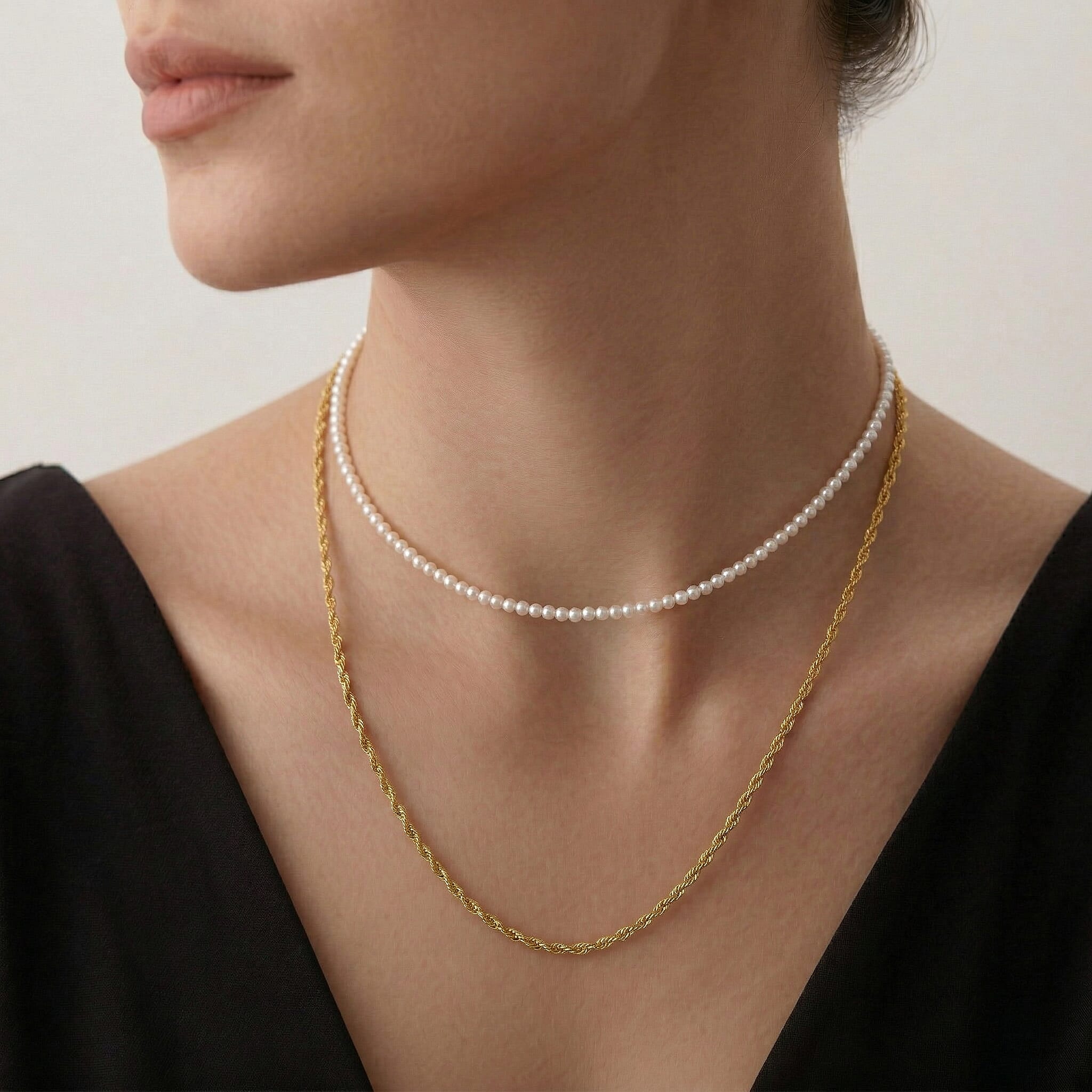 9K Yellow Gold  Chain (Size - 22),  Gold Wt. 1.1 Gms