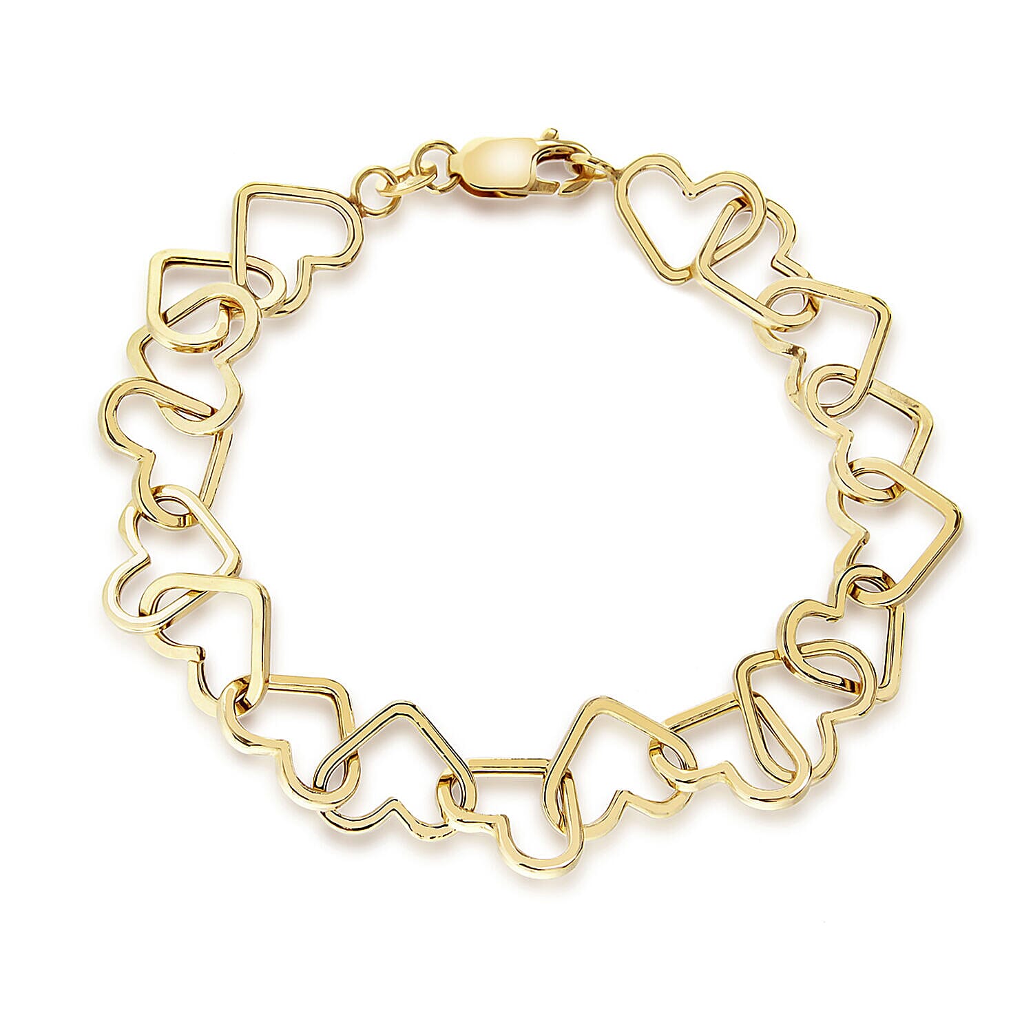 9K Yellow Gold  Bracelet (Size - 7.5),  Gold Wt. 4 Gms