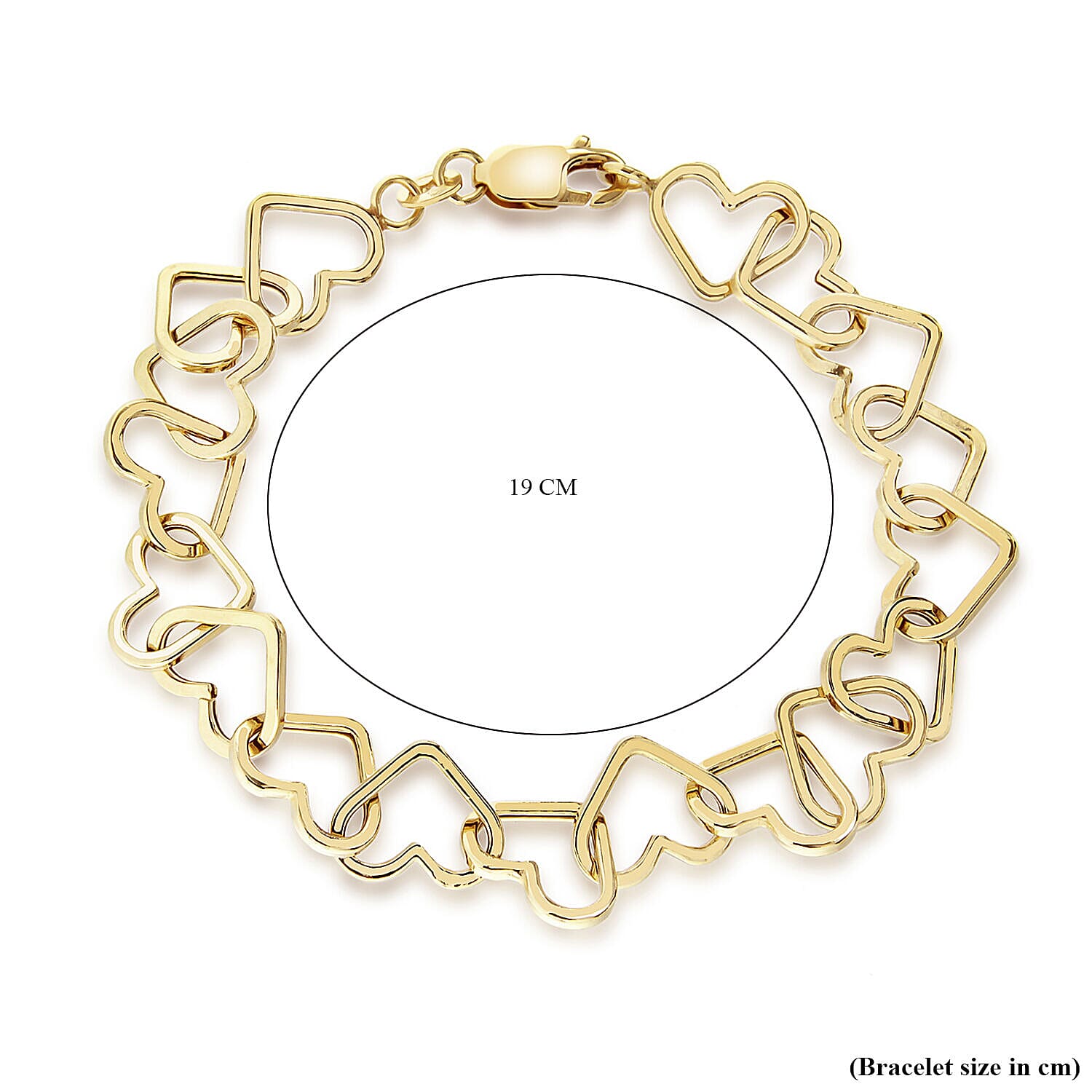 9K Yellow Gold  Bracelet (Size - 7.5),  Gold Wt. 4 Gms