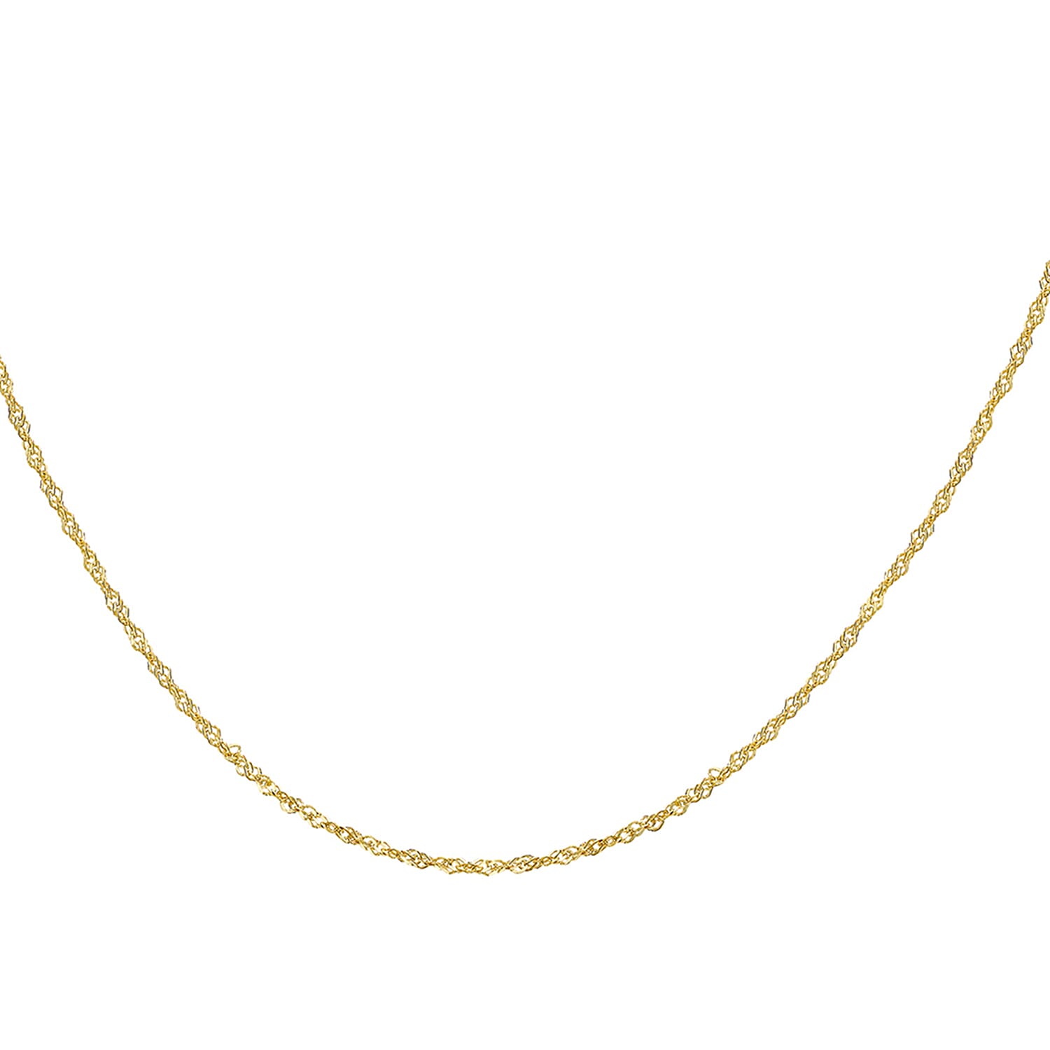 9K Yellow Gold  Chain (Size - 16),