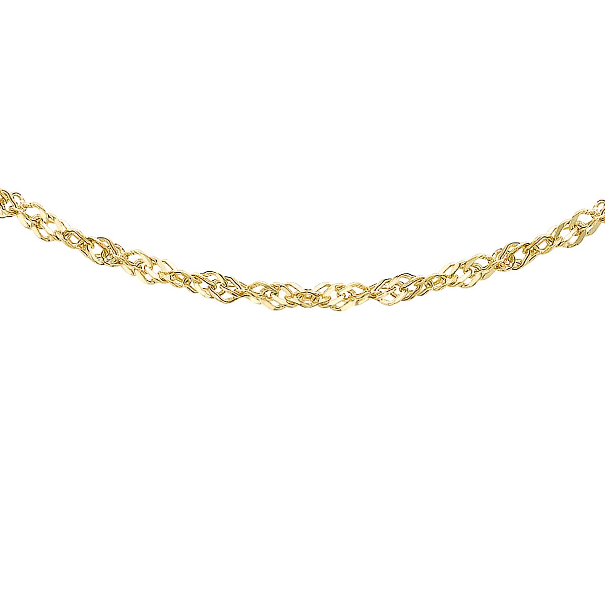 9K Yellow Gold  Chain (Size - 16),