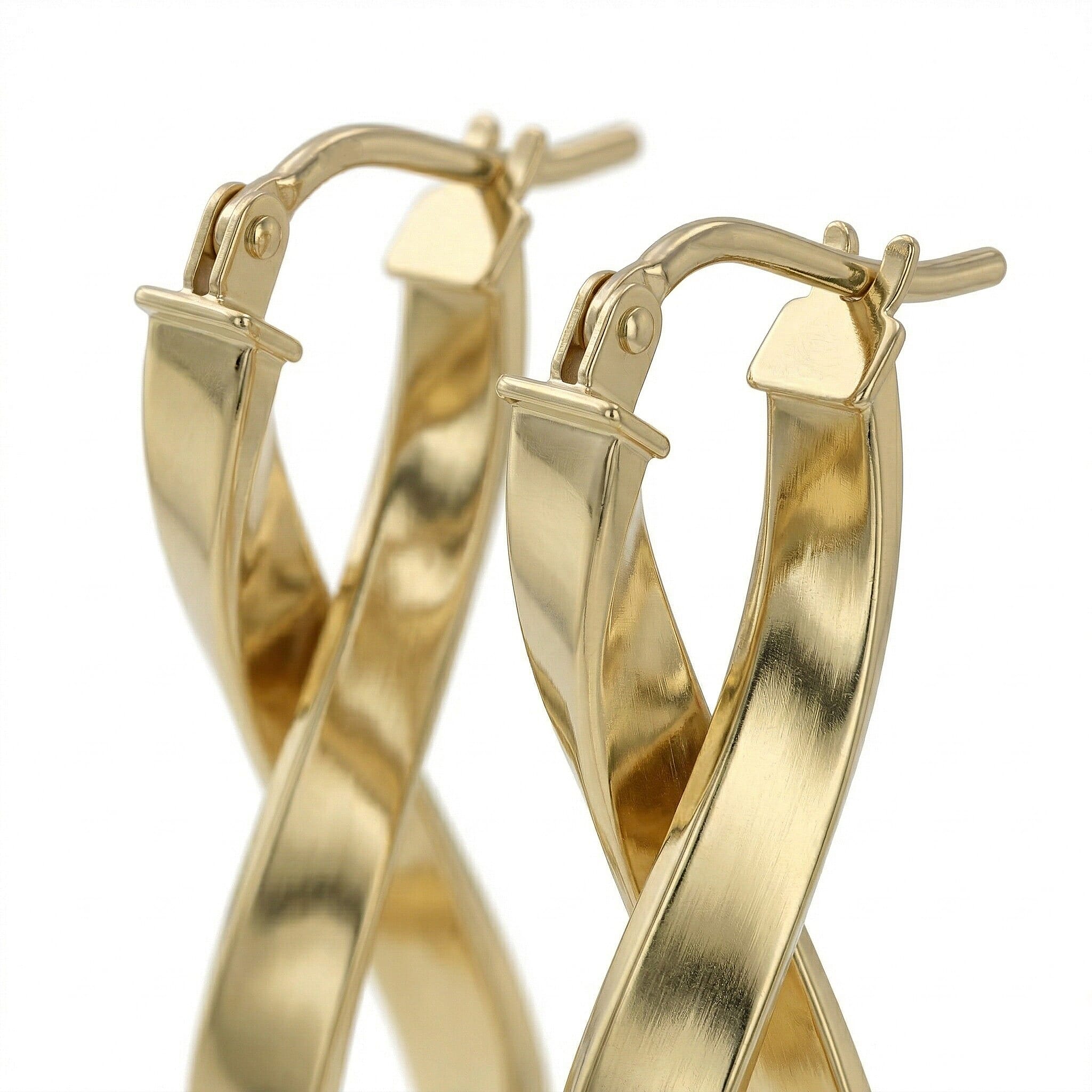 9K Yellow Gold  Earring,  Gold Wt. 1.2 Gms