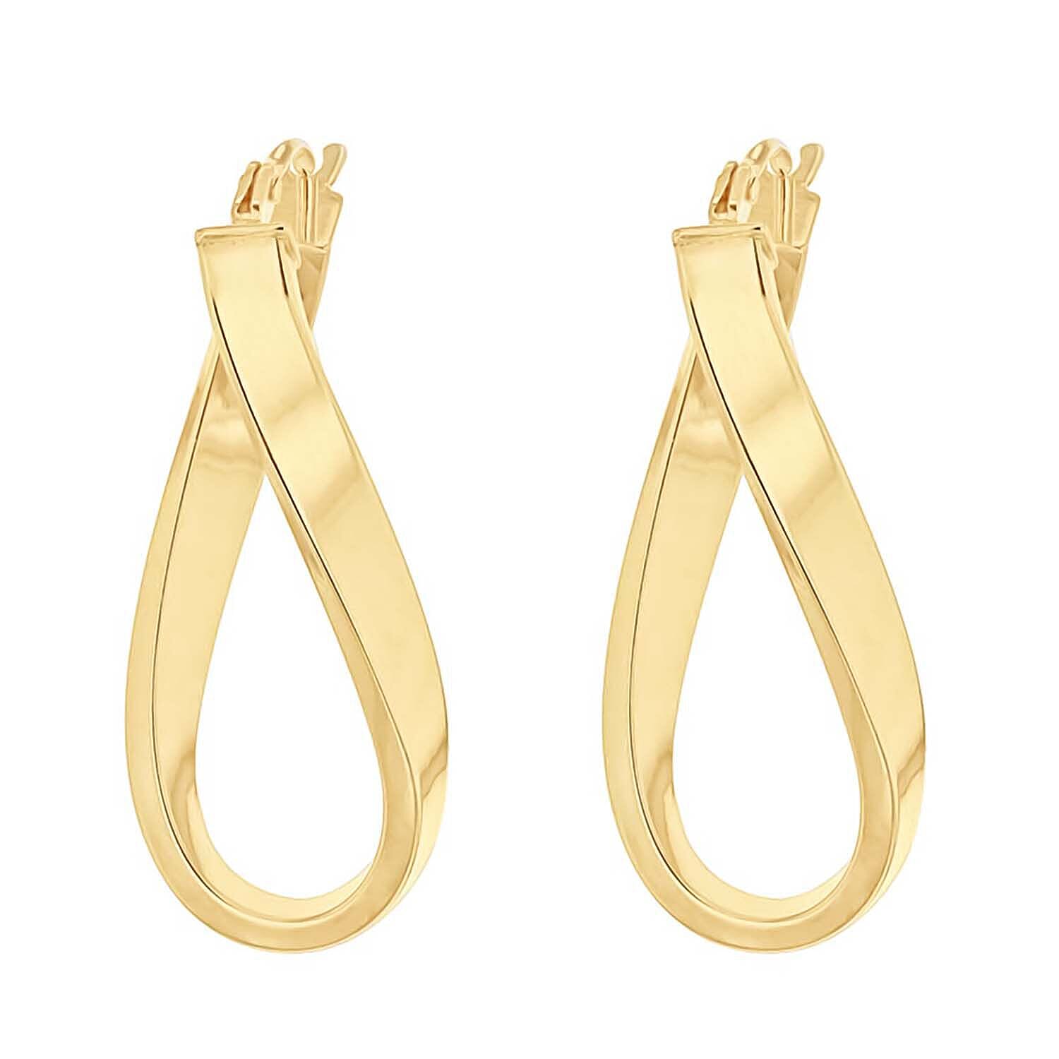 9K Yellow Gold  Earring,  Gold Wt. 1.2 Gms