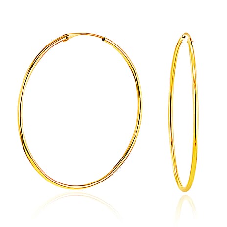 9K Yellow Gold  Earring,  Gold Wt. 0.9 Gms