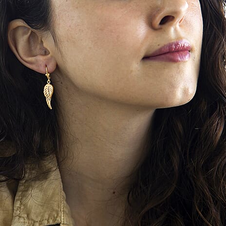 9K Yellow Gold  Earring,  Gold Wt. 1.2 Gms