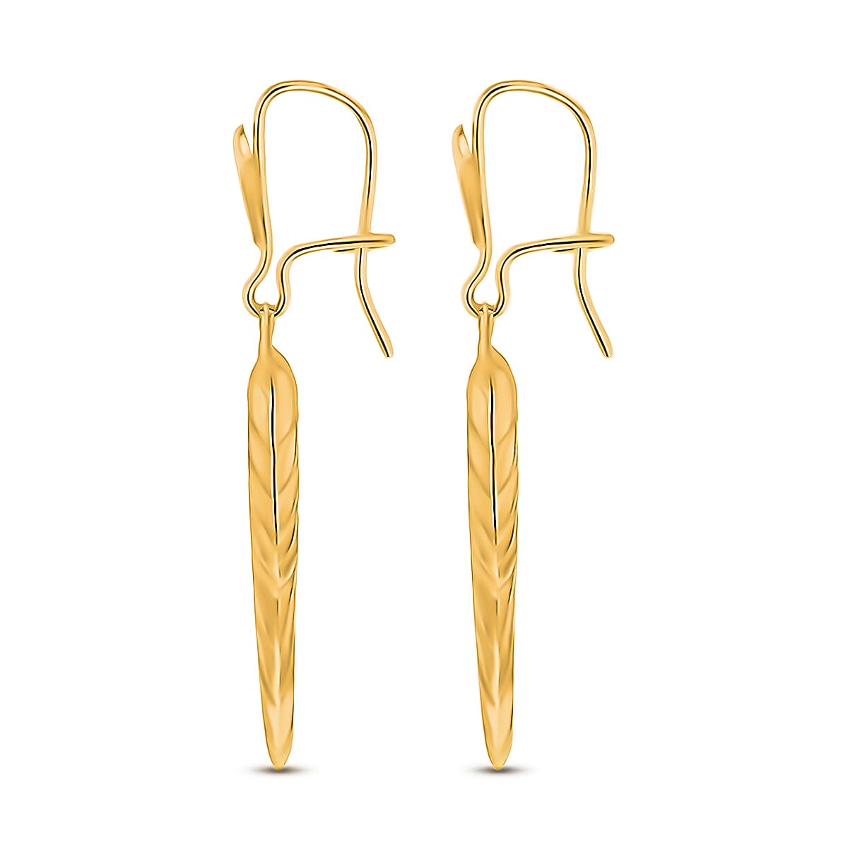 9K Yellow Gold  Earring,  Gold Wt. 1.2 Gms