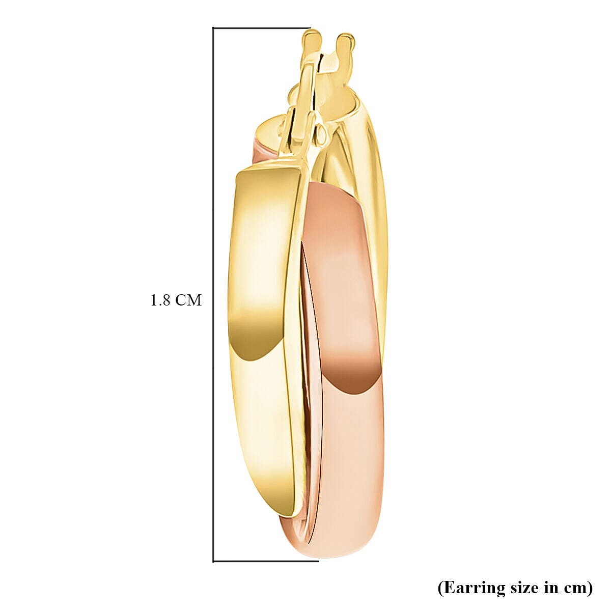 9K Yellow Gold  Earring,  Gold Wt. 2 Gms