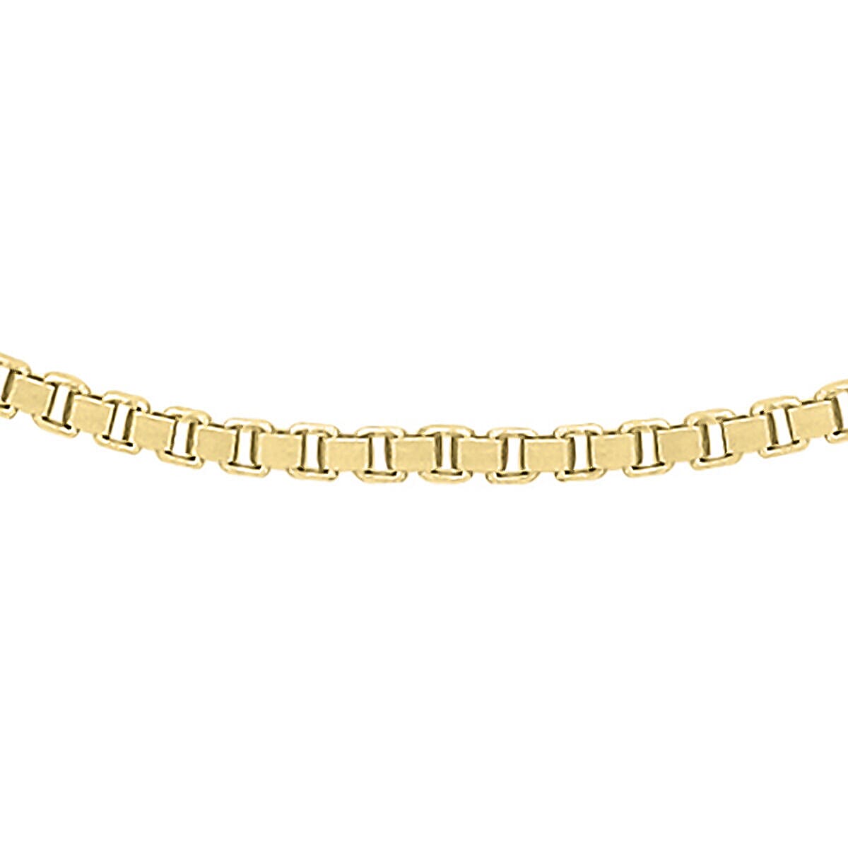 18K Yellow Gold  Chain (Size - 16),  Gold Wt. 1.1 Gms
