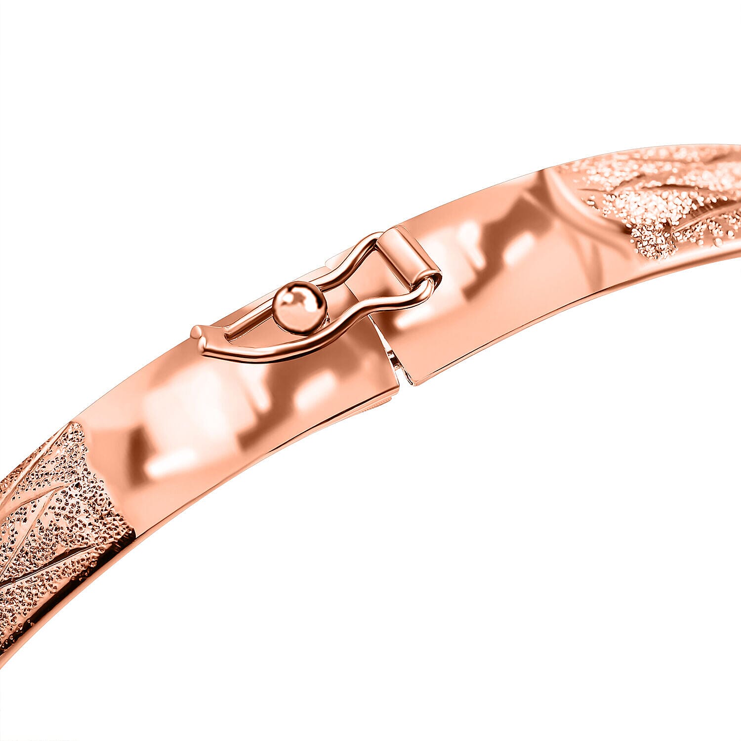 New York One Time Close Out Deal- Designer Sterling Silver Bangle with Matt Finish (Size 7.5)