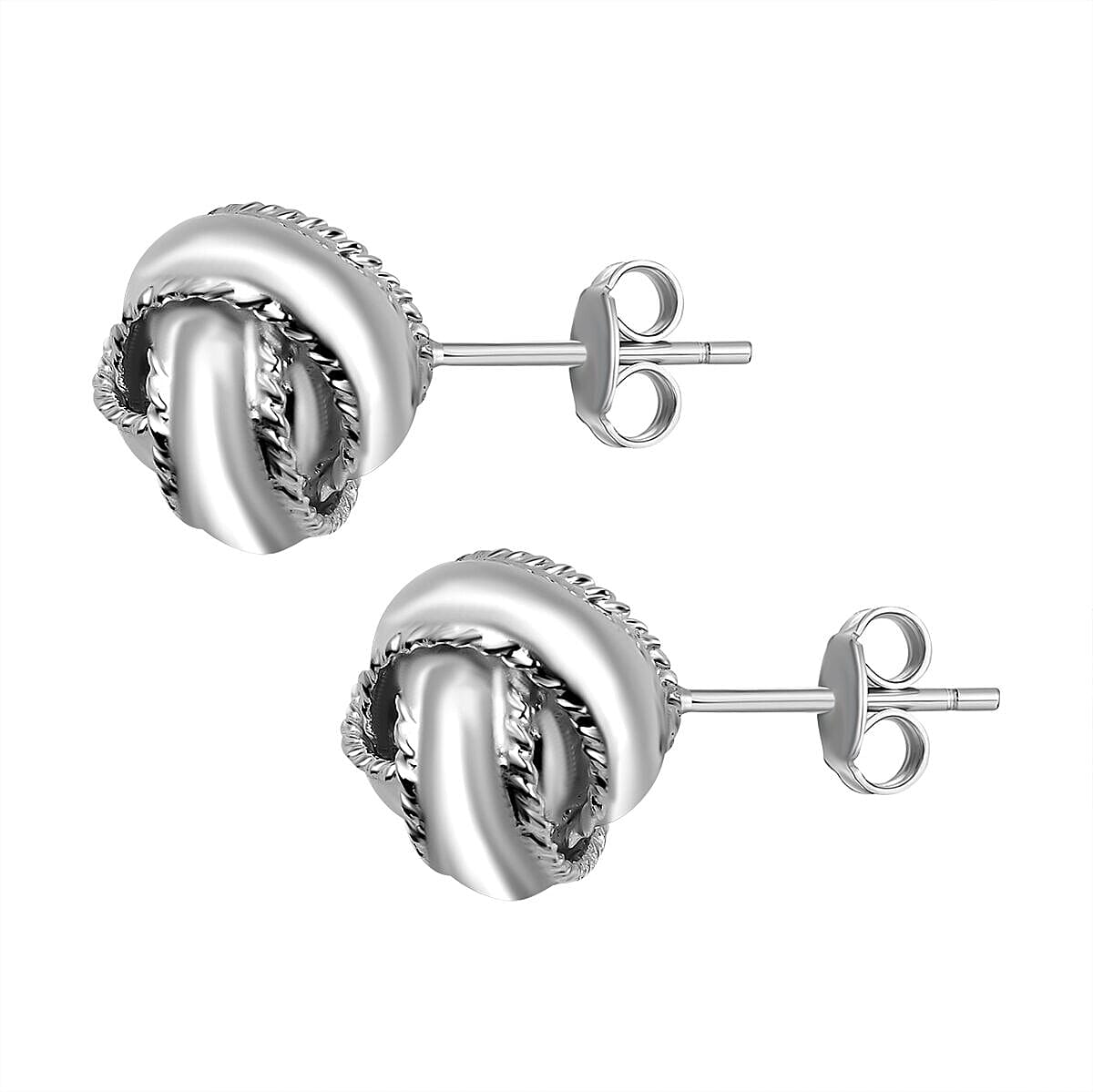 Sterling Silver Knot Earrings