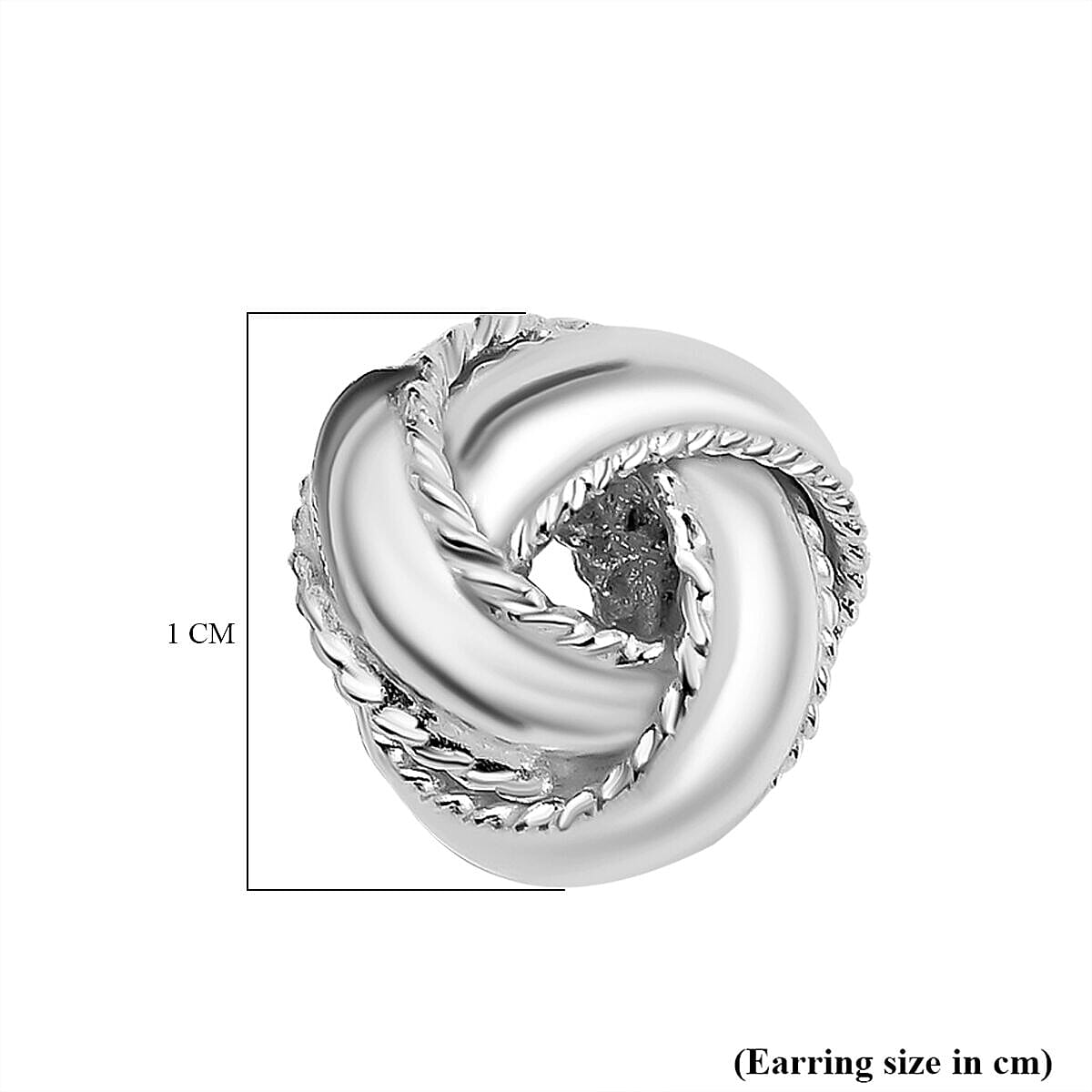 Sterling Silver Knot Earrings