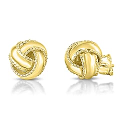 Gold Overlay Sterling Silver Earrings (with Push Back)