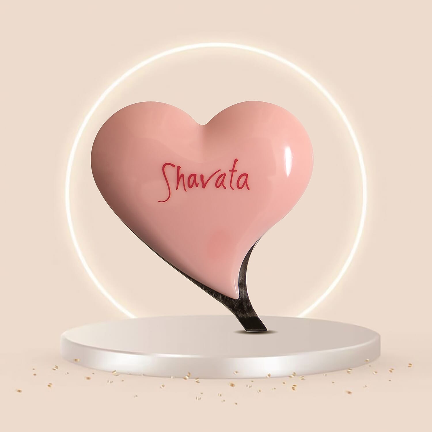 Shavata: Heart Tweezer - Pink