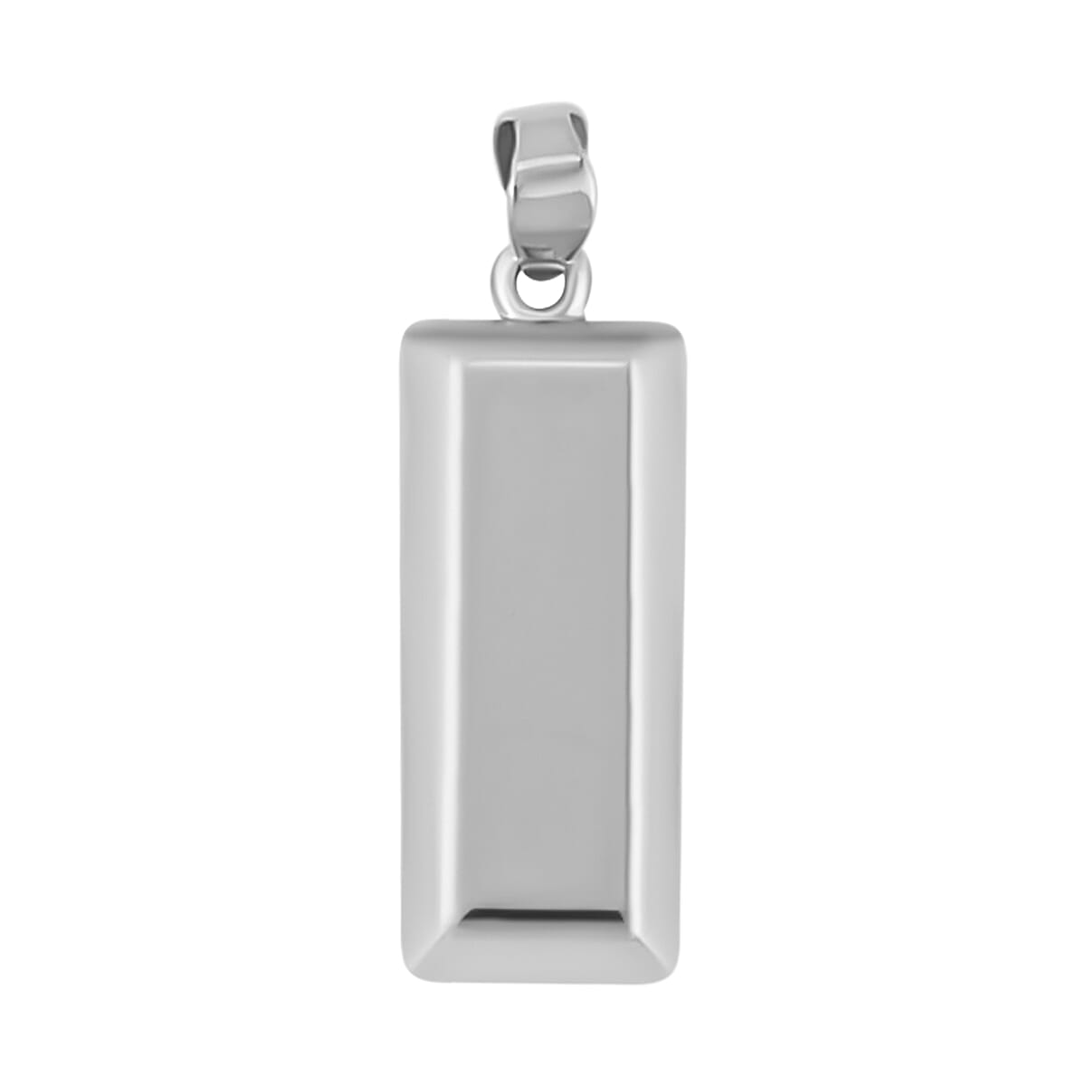 Premium Closeout Deal - 950 Platinum Ingot Bar Pendant 3.35 GM