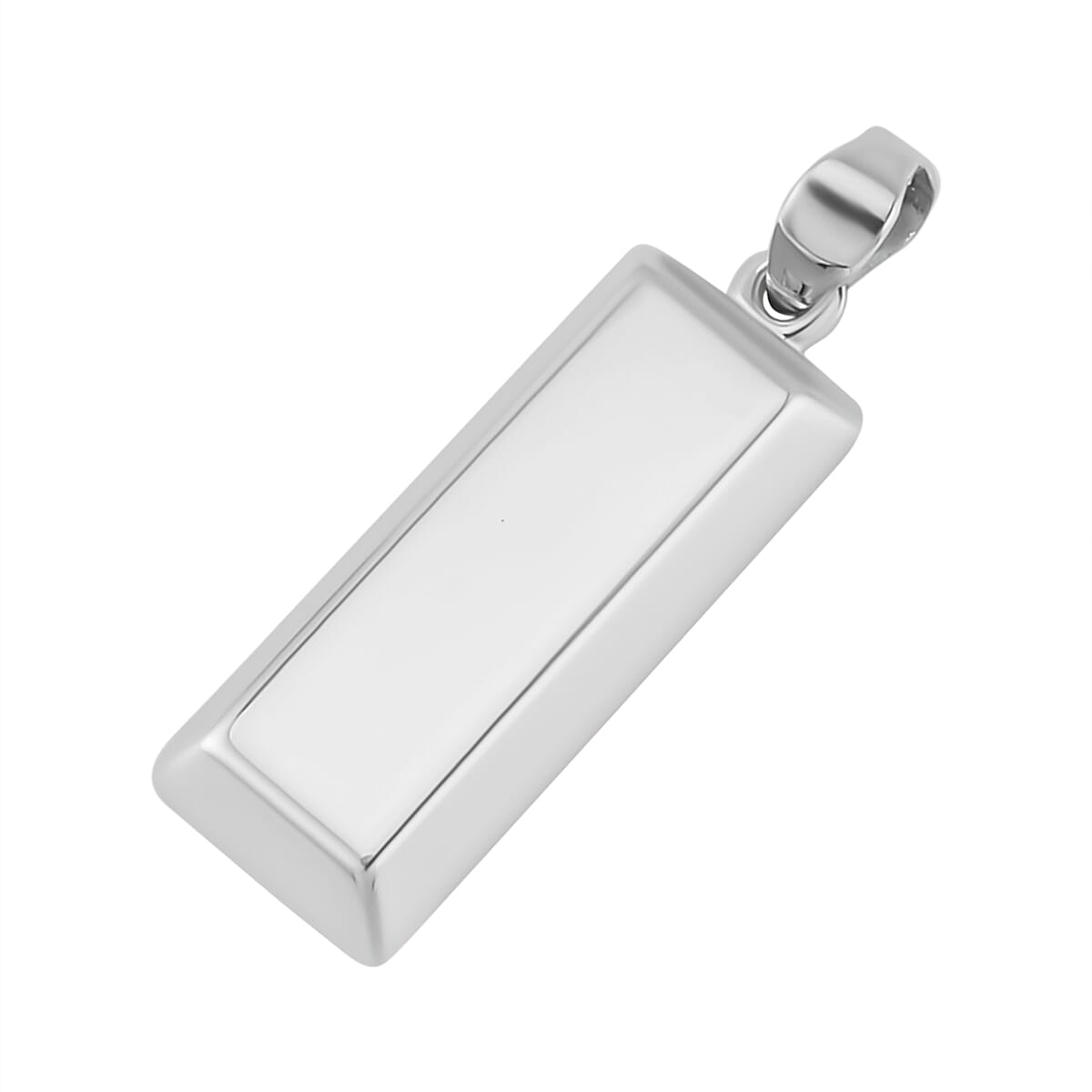 Premium Closeout Deal - 950 Platinum Ingot Bar Pendant 3.35 GM