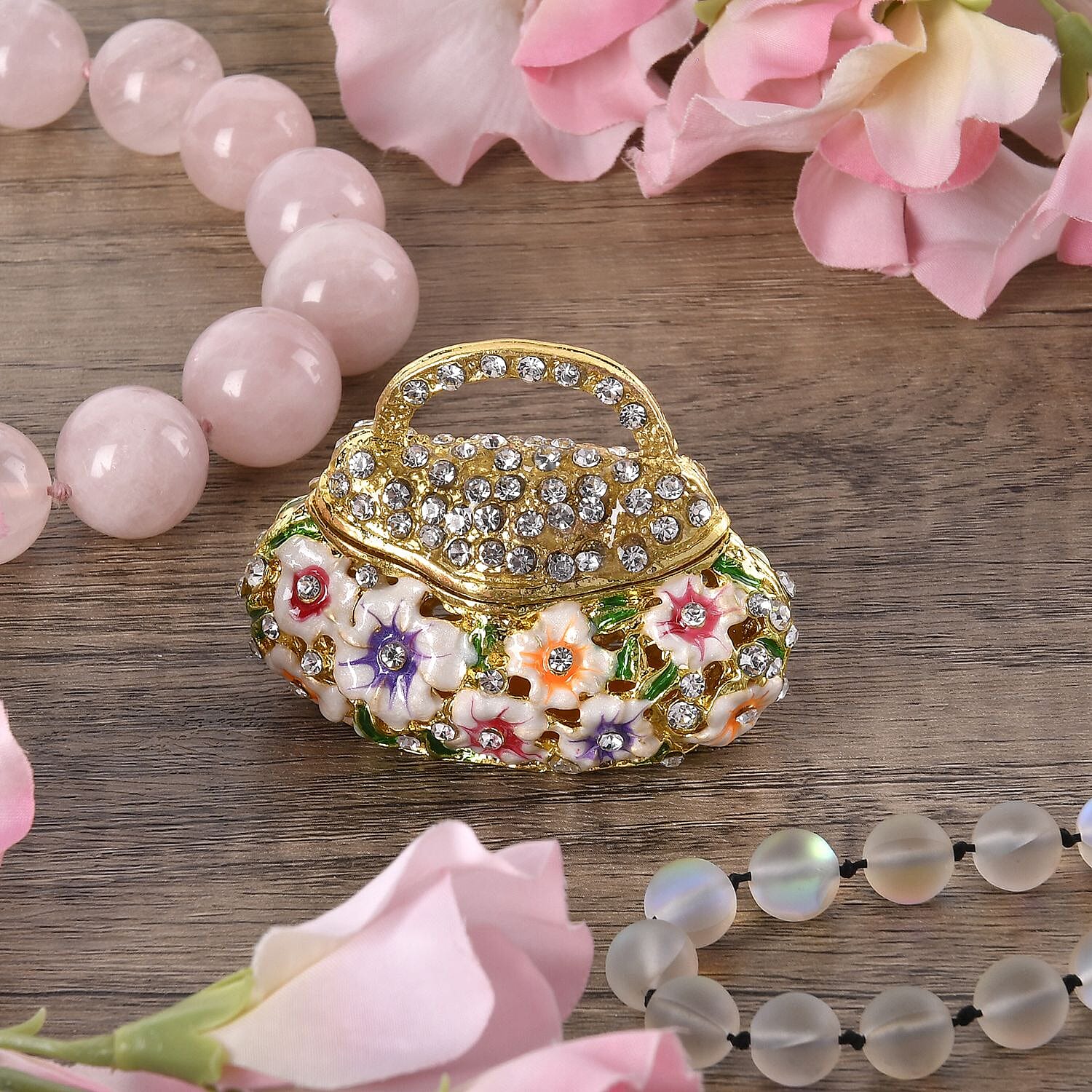 Patterned Trinket Box (Size 6x4x5 cm) - Multi Color & Multicolor