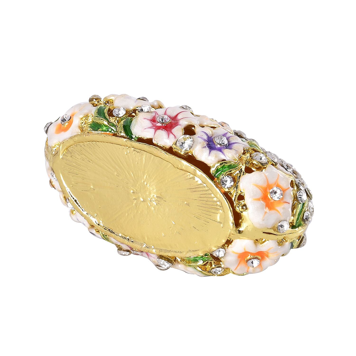 Patterned Trinket Box (Size 6x4x5 cm) - Multi Color & Multicolor